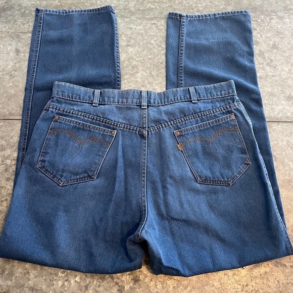 Levi's Other - Vintage Levi’s For Men Skosh More Comfort Orange Tab Denim Jeans Mens 36 / 37